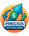 Actualización de precios del menú digital
